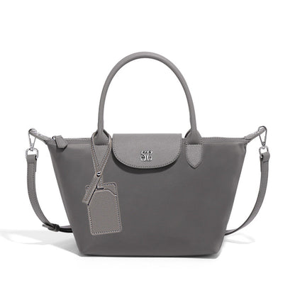 Women's Trendy Nylon Dumplings Fashionable Simple Contrast Handbags