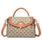 Classy Women's Fashion Color Contrast Printed Shoulder Bags