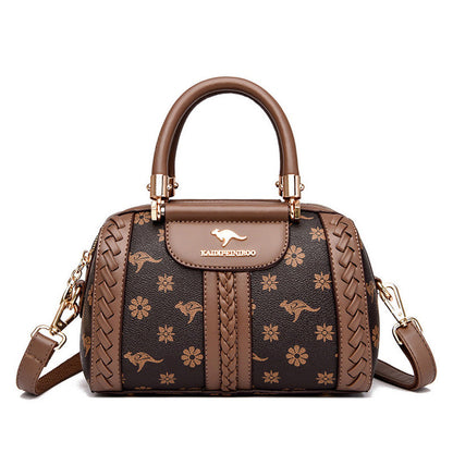 Women's Female Fashion Lady Contrast Color Handbags