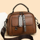 Women's Versatile Mom Large Capacity Soft Leather Shoulder Bags