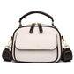 Women's Box Doctor Leather Pattern Versatile Contrast Color Bags