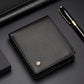 Men's Leather Simple Short Horizontal First Layer Cowhide Men's Wallets