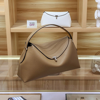 Women's Rirati Swedish high-grade commuter shoulder bag with large capacity, featuring a sleek design and multiple compartments.