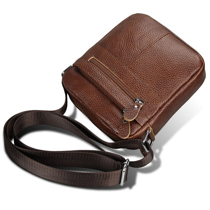Women's & Men's & Leather Cowhide Mobile Men's Shoulder Bags