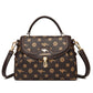 Classy Women's Fashion Color Contrast Printed Shoulder Bags