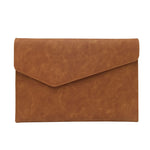 Genuine leather men's briefcase by Rirati, large capacity cowhide file case with sturdy handles and organized interior.
