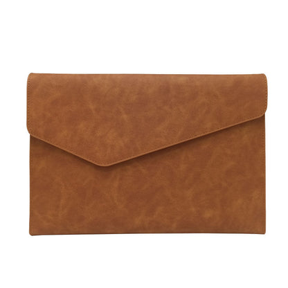 Genuine leather men's briefcase by Rirati, large capacity cowhide file case with sturdy handles and organized interior.