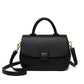 Women's Retro Solid Color Simple Soft Leather Textured Shoulder Bags