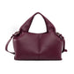 Women's French Soft Leather Cloud Fashion Simple Large Handbags