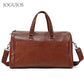 Men's Fashion Large Capacity Genuine Leather Portable Travel Bags