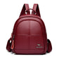 Women's Large Capacity Splicing Simple Fashion Soft Backpacks