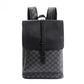 Men's Korean Style Plaid Large Capacity Flip Backpacks