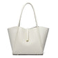 Women's Simple Large Capacity Totes Trendy Leather Shoulder Bags