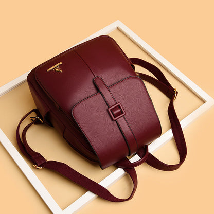 Women's Simple Trendy Large Capacity Korean Style Backpacks