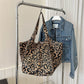 Women's Simple Big Soft Leather Large Capacity Bags