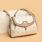 Classy Women's Fashion Color Contrast Printed Shoulder Bags