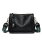 Women's Trendy Woven Underarm Simple Commute Soft Bags