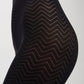 Fantasy Tights Conte Orient - Zigzag pattern