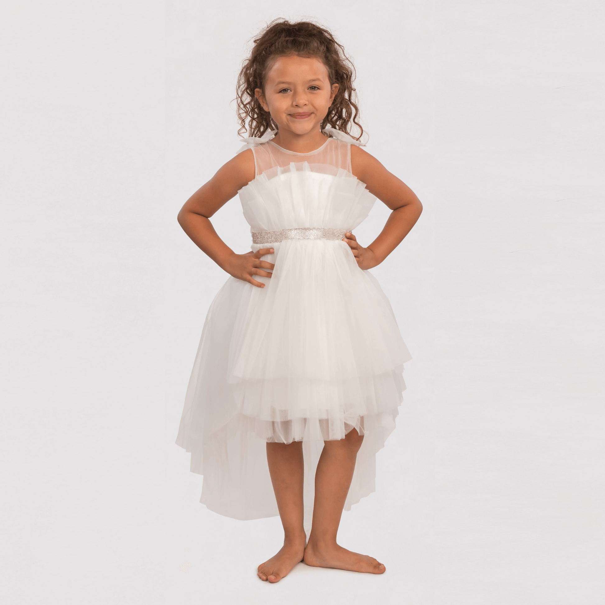 Brianna Blue Girls Formal Dress-3