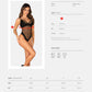 Crotchless Mesh Black Teddy: Obsessive Lingerie Ultimate Allure-4