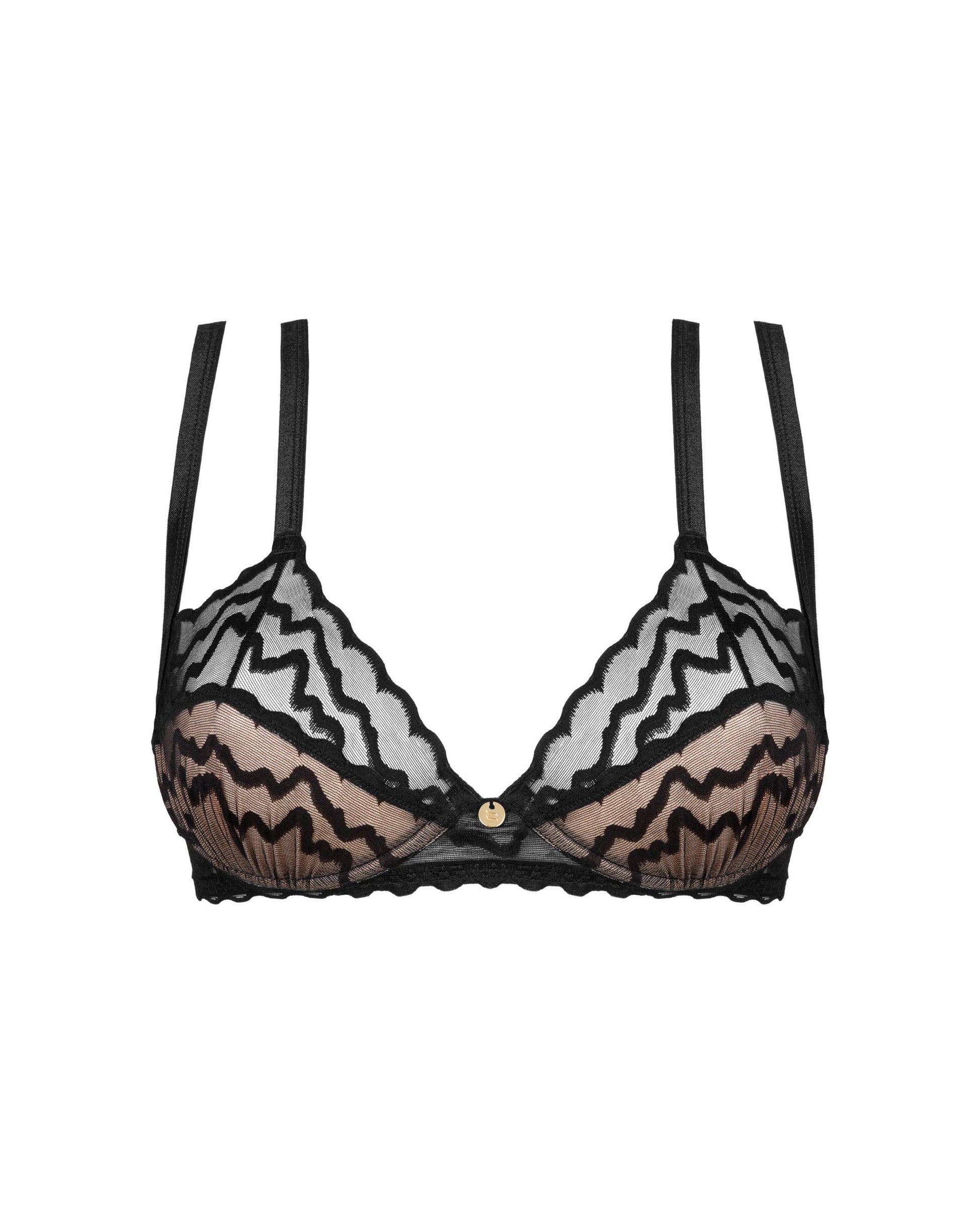 Obsessive Arienna Sheer Demi Cup Underwire Bra-2