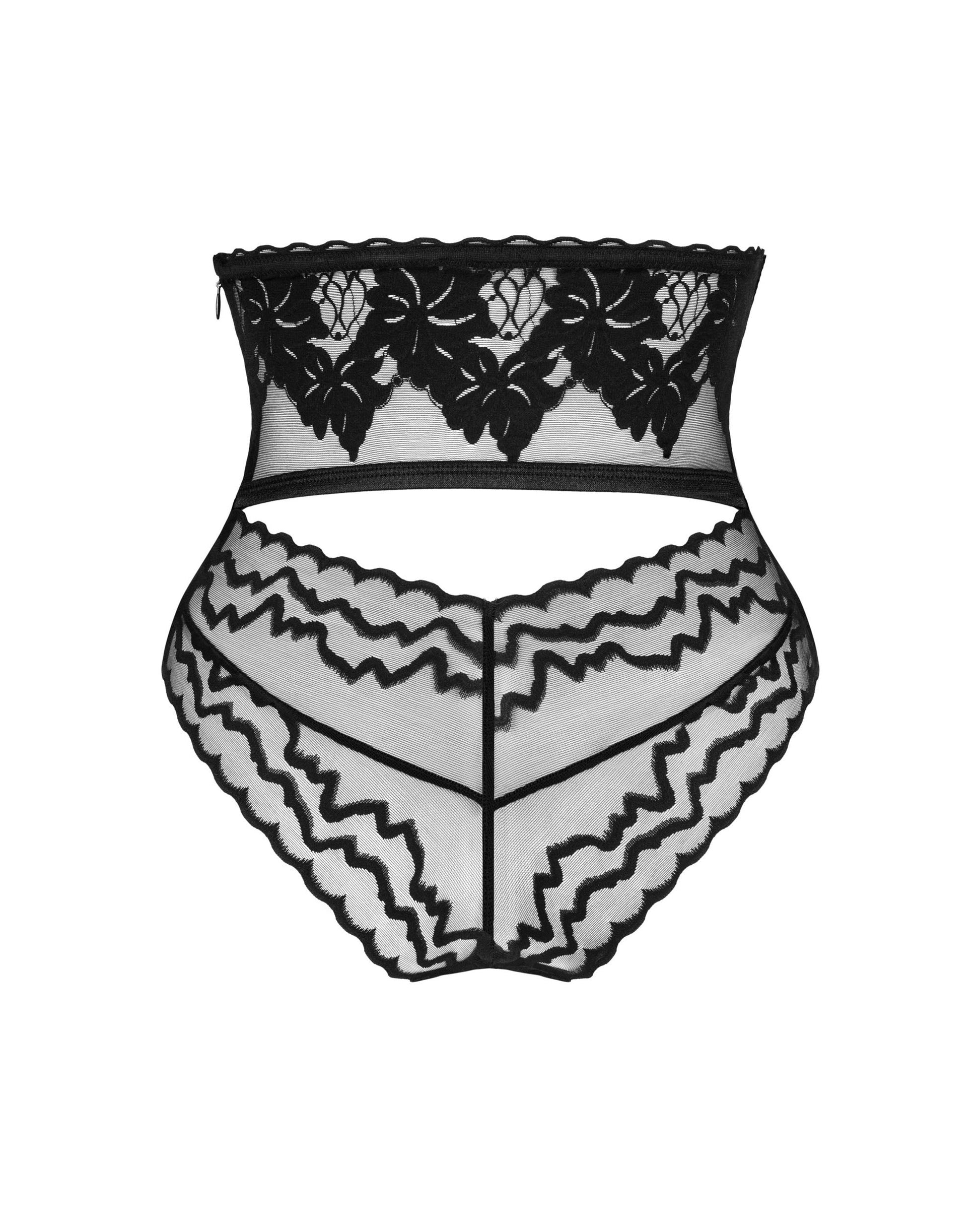 Obsessive Arienna High Waist Peek-a-Boo Panty-3