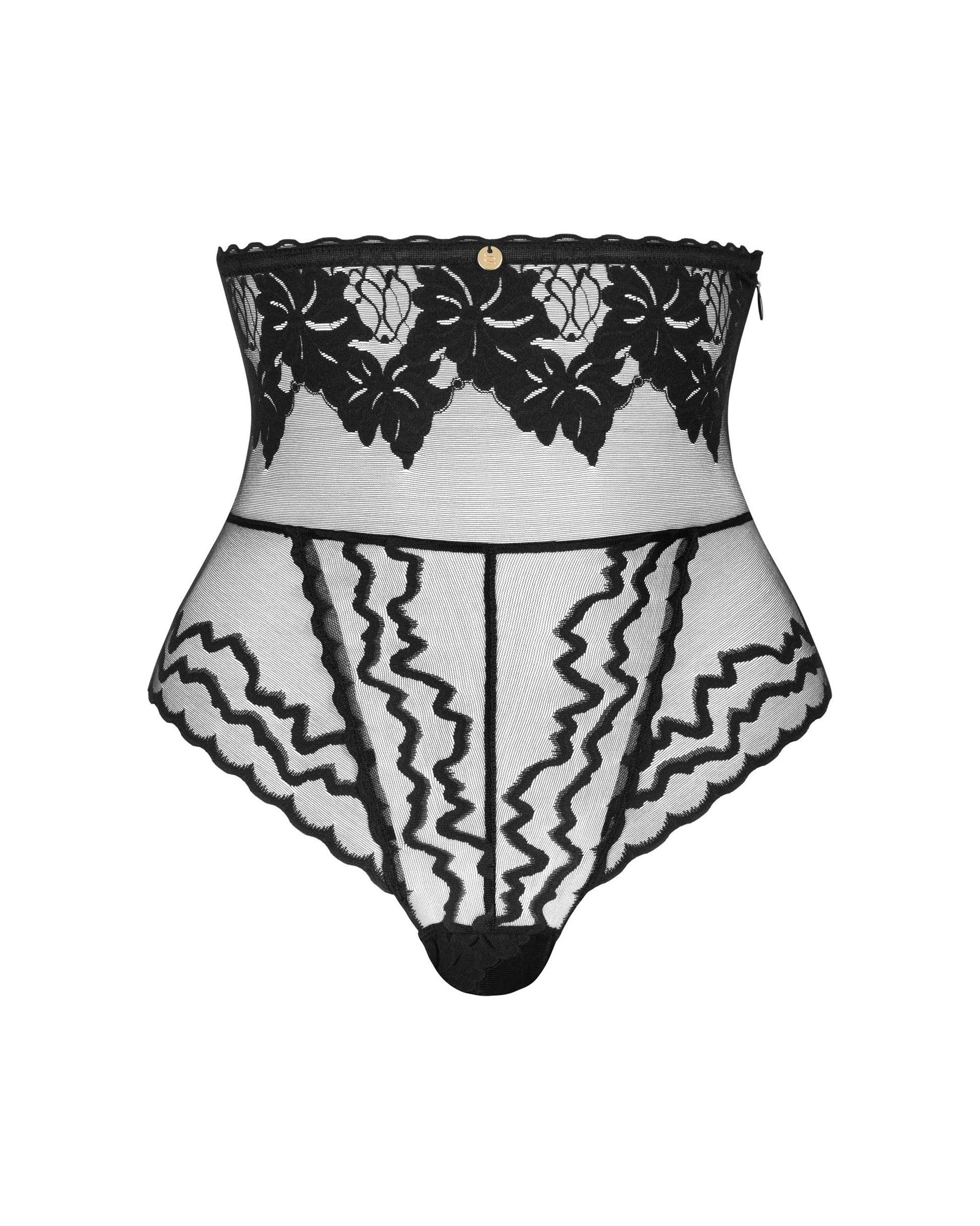 Obsessive Arienna High Waist Peek-a-Boo Panty-2