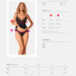 Obsessive Bella Rou Tank Top & Thong Panty