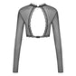 Obsessive Mibelia Fishnet Open Cup Top