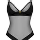 Crotchless Mesh Black Teddy: Obsessive Lingerie Ultimate Allure-2