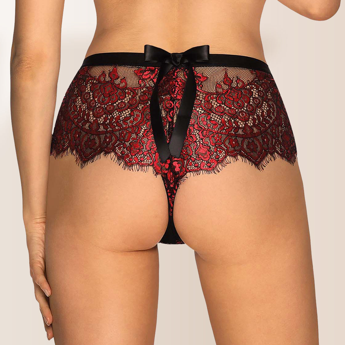 Obsessive Redessia Sheer Seductive Lace Shorties Panty-1