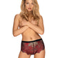 Obsessive Redessia Sheer Seductive Lace Shorties Panty