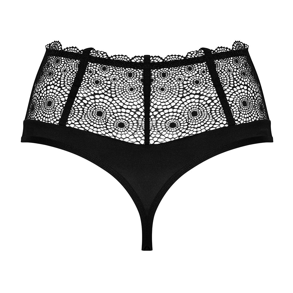 Obsessive Sharlotte Seductive Lace High Waist Panty-4