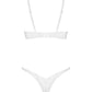 Obsessive Alissium Sheer Demi Bra & Thong Panty-4