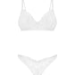 Sexy Sheer Demi Bra & Thong Panty Obsessive Alissium-3