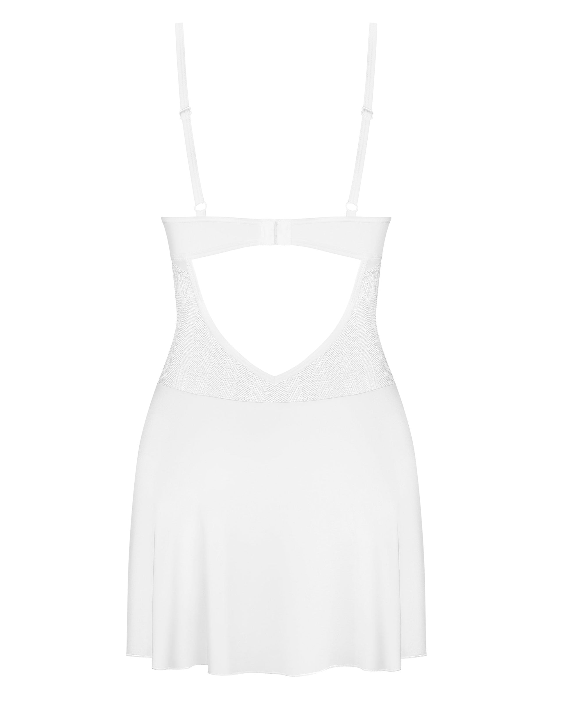 Obsessive Alissium Sheer Mesh Chemise & Thong Panty-4