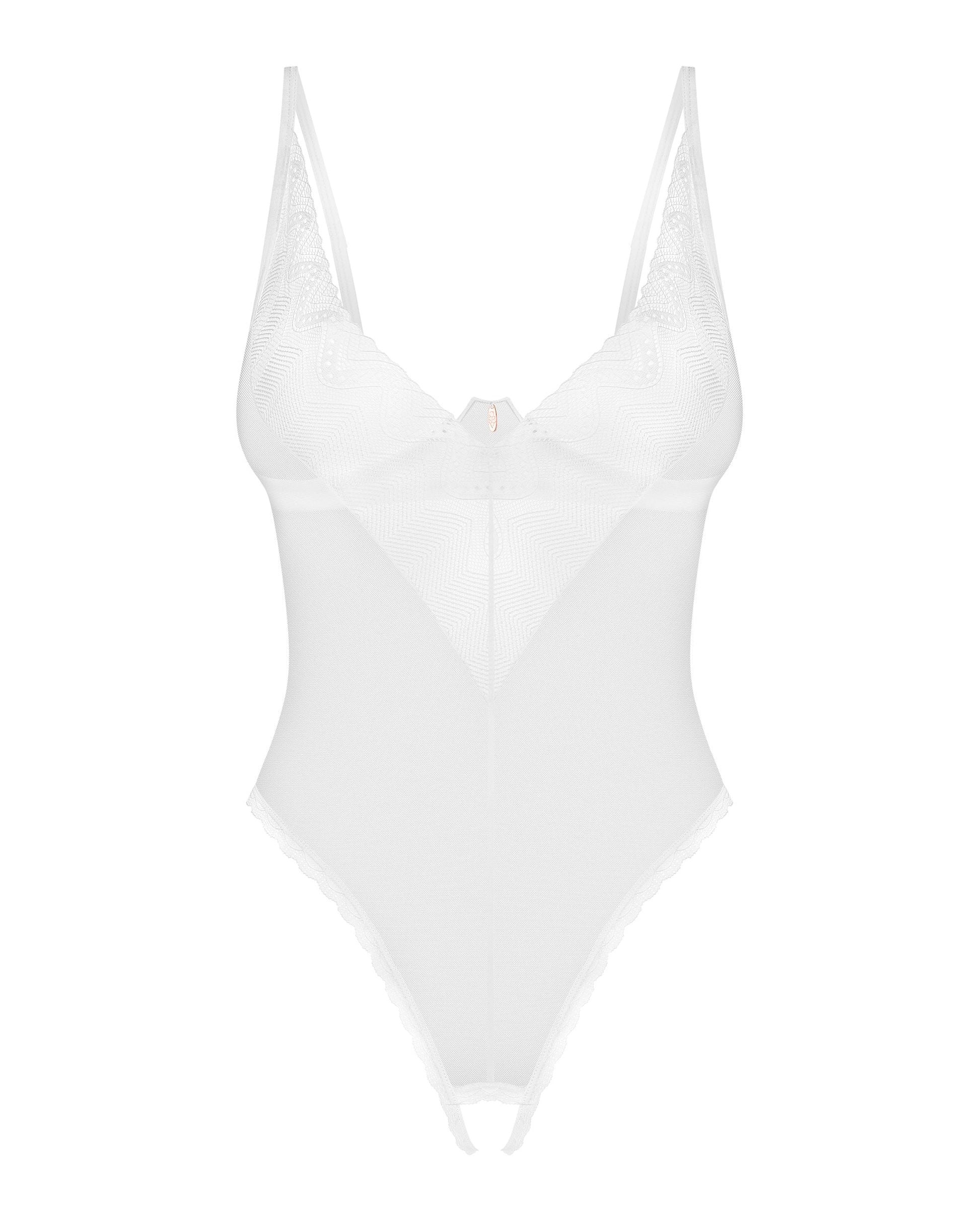 Sheer Crotchless Teddy Obsessive Alissium-1