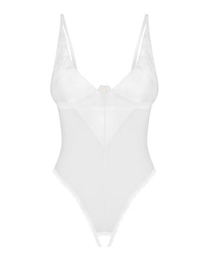 Sheer Crotchless Teddy Obsessive Alissium-1