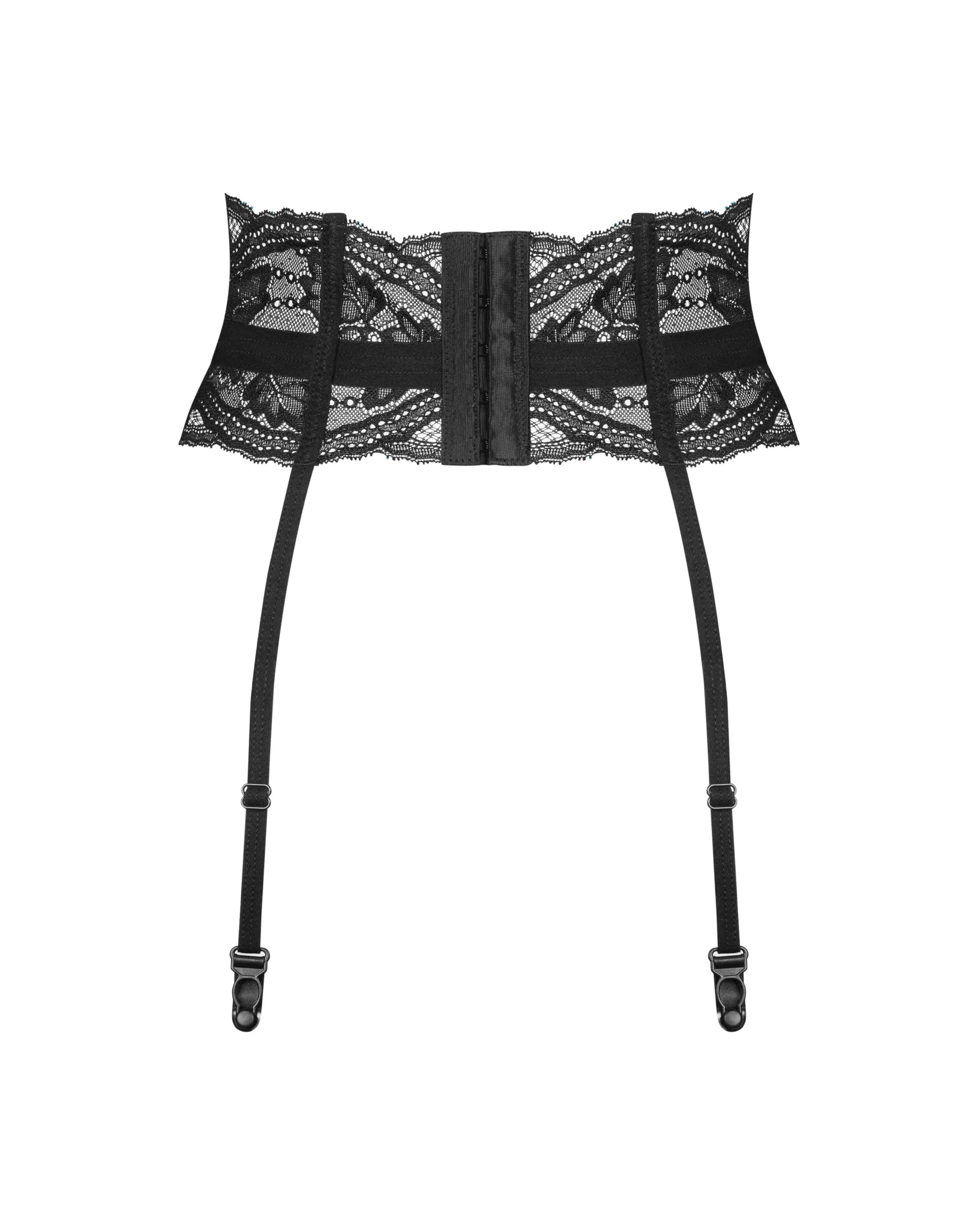 Obsessive Nutris Sheer Lace Garter Belt-4