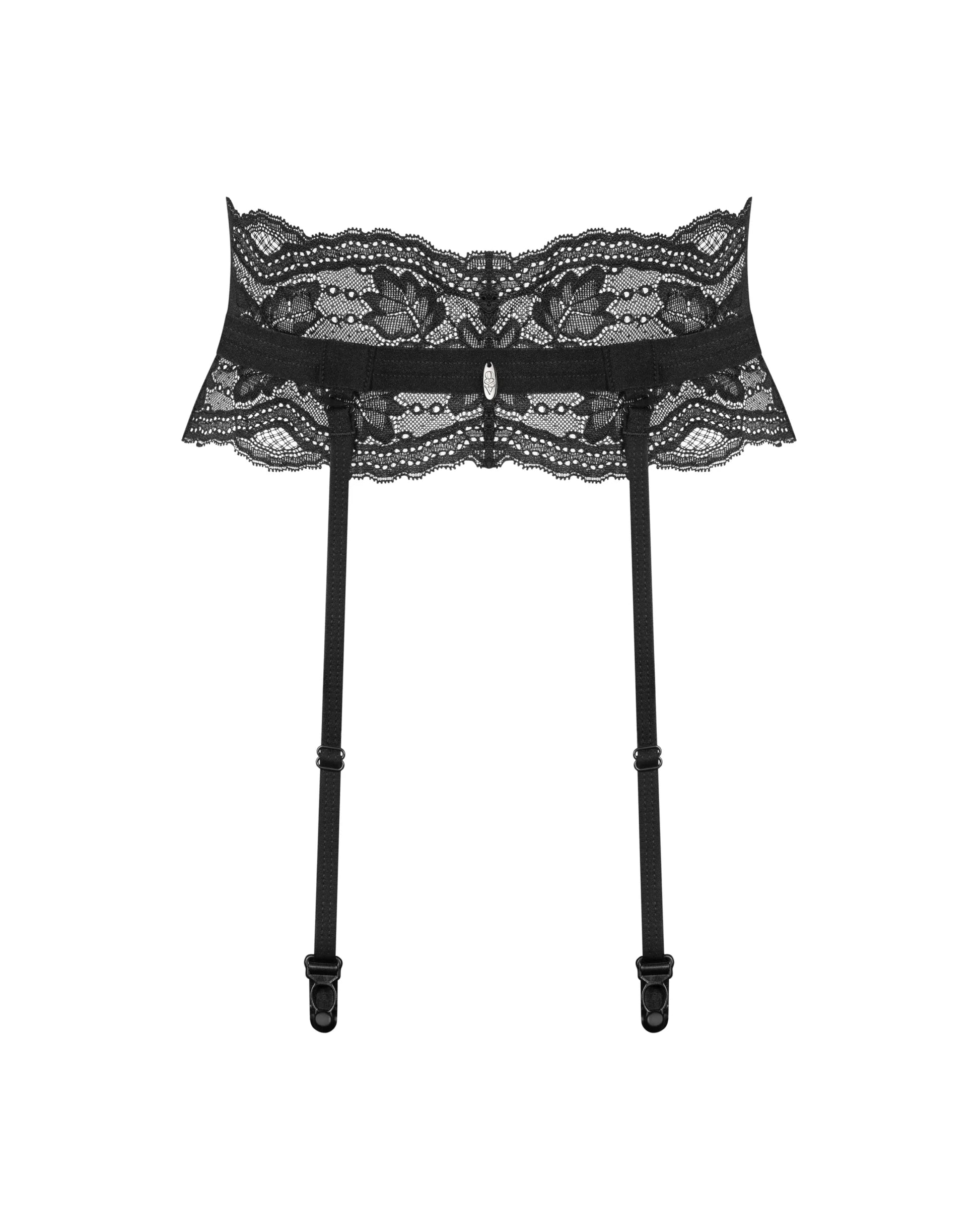 Obsessive Nutris Sheer Lace Garter Belt-3