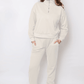 Women's Quarter-Zip Pullover & Jogger Set