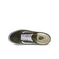 Vans Big Kids Old Skool shoes in obsidian and fern green with classic side stripe sneaker design