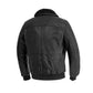 Old World Map Men’s Leather Bomber Jacket
