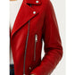 Olivia Leather Red Jacket – Women’s Premium Red Leather Jacket