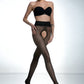 Amour Hip Lace 30 DEN Black Open Crotch Hipster Tights