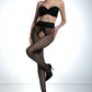 Amour Hip Lace 30 DEN Black Open Crotch Hipster Tights