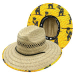 Peter Grimm Oso straw lifeguard hat with wide brim and chin cord, HatCountry headwear