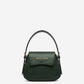Ottavia (green) - Italian calf leather women's crossbody bag (with shoulder strap)