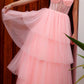 Nox Anabel P1400 Long Tiered Tulle Skirt Corset A-Line Ball Gown
