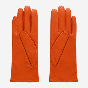 P2666 (orange) – Women’s unlined Italian lambskin leather dress gloves